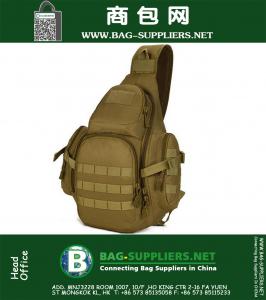 Mannen Waterdicht 1000D Nylon Militaire Tactische Reizen Wandelen Rijden Schouder Messenger Back Pack Triangle Borsttas