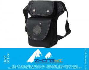 Men Waterproof Nylon Leg Bag Waist Fanny Rivets Drop Belt Bum Tactical Military Hiking Motorcycle Ride Multi-purpose Pack
