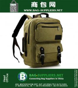 Homens Mulheres Unisex Outdoor Military Backpack Homem Travel Bags Canvas Backpacks Bag Sport Travel Mochilas