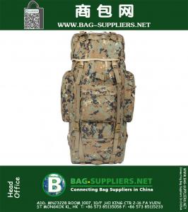 Мужчины Женщины Unisex Открытый Военный Тактический рюкзак Кемпинг Походная сумка Trekking Спортивные рюкзаки 100L