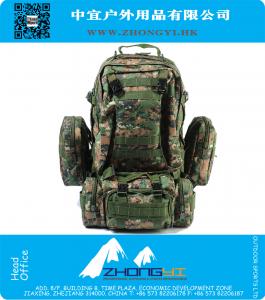 Hommes Femmes Unisexe Militaire Extérieure Militaire Tactique Sac À Dos Camping Randonnée Sac Trekking Sport Sacs À Dos 70L Sacs À Dos