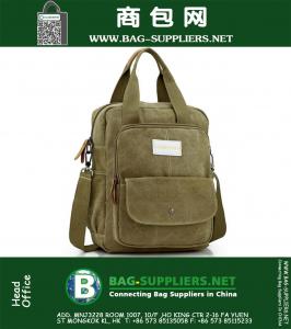 Men and Women's Backpack Shoulder School Bags Multifunctional Canvas Casual Bag Men's Bag