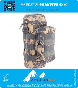 Hommes Molle Système Extérieure Armée Ventilateurs Tactique Militaire Sac Ronde Bouilloire Sac pour Sport Camping Randonnée Voyage