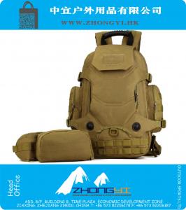 Mens New Military Tactical Backpack Zaino impermeabile Camouflage Escursionismo Camping Zaini Outdoor resistenti all'usura Borse