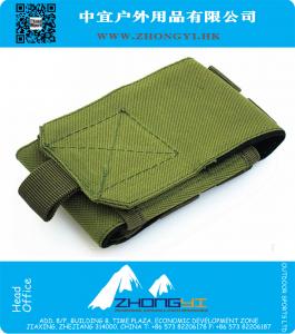 Militaire leger Combat Camo Velcro Pouch DPM tas Belt Loop Cover Case Holster voor LG Mobile Smart Phone 4-4.4