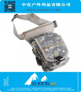 Military Army Tactical Multi-Layered Nylon Bein & Taille Tasche Tragetasche mit 2 Magazintaschen