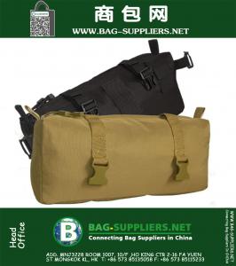 حقائب العسكرية التكتيكية حقيبة الظهر حقيبة 7L بلون 3D حقيبة الظهر الأسود والبني نسيج النايلون توسيع القدرات