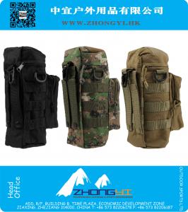 Militar MOLLE Tactical Travel Garrafa de água Kettle Pouch Army Carry Bag Homens Mulheres Caminhadas Bicicleta Caping Outdoor Sports Bag