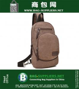 Military Messenger Bag Sport Casual Outdoor Travel Hiking Sport Chest Bag Canva Small Crossbody Back Pack Men's Shoulder Bag