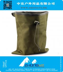Military Molle Belt Tactical Magazine Dump Drop Utility Pouch Bag Malha Grande Army Green Pouch