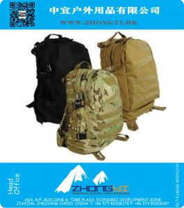 Mochila militar multifunções 3D Assualt Pack Mochila militar camuflagem 40L