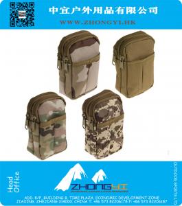 Militaire Tactique Armée Guerre Jeu Mini Sac Double Zipper Téléphone Cas Poche Sport En Plein Air