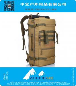 Mochila Tactical Militar Caminhada Camping Daypack Shoulder Bag 50L