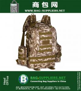 Askeri Taktik Sırt Çantası Çantası 50L sırt çantası Kamp Yürüyüşü Trekking Spor çantası sırt çantası molle sistem çantası