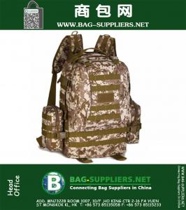 Mochila Tactical Militar Mochila Mochila 50L Mochila Caminhada Trekking Mochila Mochila Moagem saco mole