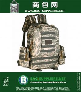Askeri Taktik Sırt Çantası Sırt Çantası 50L sırt çantası Kamp Yürüyüşü Trekking Spor çantası büyük kapasiteli sırt çantası molle sistem çantaları