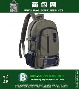 Militärische Taktische Leinwand Rucksack Für Frauen Männer Teenager Mädchen Reisen Outdoor Camping Wandern Schultasche Schulter Laptop Vintage Tasche