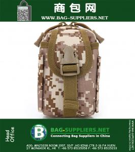 Militare tattico Molle Marsupio Borse sportive all'aperto Borsa casual Custodia per cellulare per I-phone 6 Resistente all'acqua