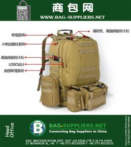 Военные тактические рюкзаки Рюкзак Открытый кемпинг Пешеходный поход Сумка 55L Открытый рюкзак