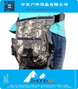 Militaire Tactique Taille Pack En Plein Air Sport Goutte Jambe Sac Moto Vélo Vélo Cuisse Poche Ceinture