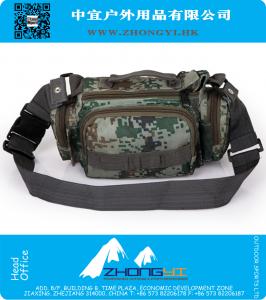 Tattico militare da uomo Marsupio da viaggio Pacchetto sport all'aria aperta casual Fanny Pack Escursionismo viaggio grande marsupio militare