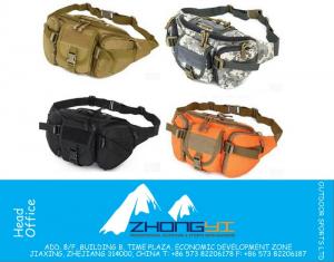 Military Tactical Männer Taille Taschen Hüfte Outdoor-Sport Freizeit Gürteltasche Wandern Reisen Hüfttasche