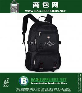 Borsa tattica militare nera da 15.6 pollici per laptop da trekking Camping sport Zaino da viaggio per scuola Zaino