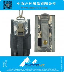 Bolsa de telefone celular Tactical Molle Caixa de telefone celular Universal Army Tactical Bag Telefone móvel Cinto Loop Hook Cover Case Pouch Holster
