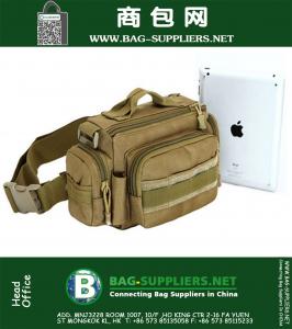 Molle Military Tactical Waist Bag Homens EDC Army Fanny Pack Casual Telefone celular Belt Bag Outdoor Fishing Travel Sport Waist Pack