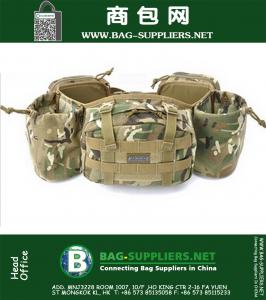 Molle System Тактическая сумка талии с держателями для бутылок Талия Pack YKK Молния Военные качества Открытый спортивные сумки