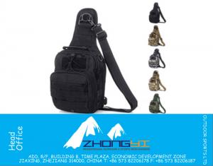 Molle Tactical Outdoor Camouflage Brusttasche Sport Einzelner Schulter Mann Crossbody Armee Überschuss Ausrüstung Ausrüstung Hot Bag