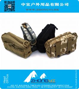 Molle Sacola de armazenamento tático Cross Body Messenger Sacola de ombro Satchel Army Gear Leisure Flap Handy Pouch