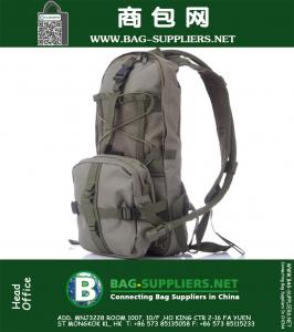 Multi-fonction unisexe militaire sac à dos tactique camping sac de randonnée trekking sac à dos de sport avec 2.5l sac d'eau