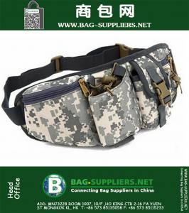 Multi Function Outdoor Running Belt Sports Camping Caminhadas Caça Army Tactical Waist Bag 600D Nylon Military Fanny Pack para homens