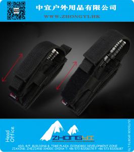 Multifonctionnel Réglable Lampe de Poche Holster Molle Nylon Outil Poche Couteau Poche Bâton Sac Case Fit Tous Torche de Lampe de Poche