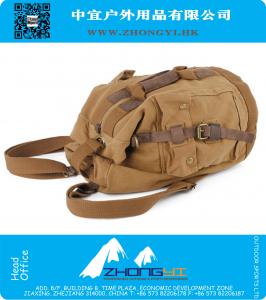 Borsa da viaggio sportiva vintage di marca di guardia nazionale di tela zaino spalla viaggio all'aperto duffle bag equipaggiamento militare articoli