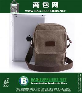 New Casual Men Small Canvas Messenger Bag Retro Vintage Sport Military Male Cross Body Shoulder Bag Rucksack