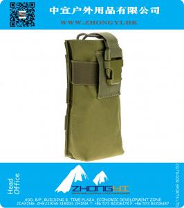 Nouveau Vert Tactique Voyage Militaire Nylon Bouteille D'eau Poche Voyage Sac Sac pour Randonnée En Plein Air