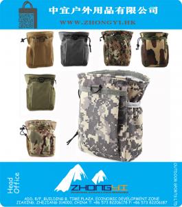 Nueva Gran Capacidad Cintura Molle Militar Tactical Airsoft Paintball Caza Plegable Recuperación Mag Funda