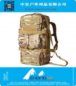 Nouveau Molle Bagages Sacs 60L Camping En Plein Air Voyage Tactique Nylon Sacs À Dos ACU Camouflage Portable Mochilas Sac À Bandoulière