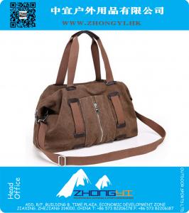 New Style Fashion Sports Travel Bag Bolsa de grande capacidade Men Canvas Bag Men Travel Handbags Messenger bag 4 cores
