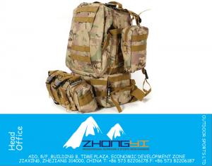 Nieuwste Nylon Mannen Militaire Tactische Molle Assault Militaire Outdoor Nylon Verstelbare Rugzakken Rugzak Camping Schoudertas