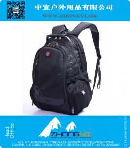 Mochila de nylon y mochila para mujer de nylon para mujer Mochila para portátil de 15 pulgadas / mochila para viaje al aire libre Mochila escolar