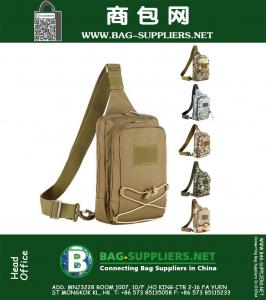Al aire libre 3P Utilitario Militar Tactical Duffle Waist Bags Senderismo Messenger Lienzo Paquete de Pecho Tactical Molle Assault Single Mochila
