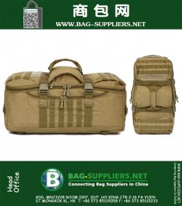 Camuflagem ao ar livre multifuncional Mala bagagem saco de grande capacidade mochila militar tática Bolsa de viagem