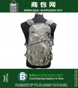 Al aire libre Senderismo Riding Camo Bag Mochila militar Ajustable Wearable Nylon Sport Caza de la bicicleta de la bici Tactical Mochila