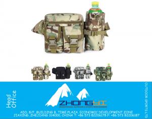 Outdoor Caminhada Zipper Magazine Bolo Garrafa de água Cintura Bag Militar Impermeável Avançado Defesa Ultralight Range Tactical Gear