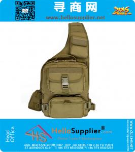 Équipement de chasse en plein air Unique épaule Sling Chest Bag Hunting Heavy Duty Carrier Tactique Armée Sport IPAD Sacs