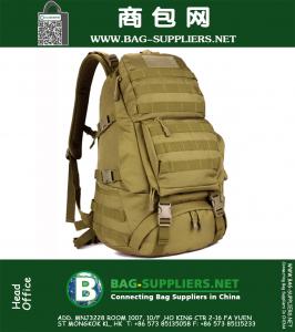 Outdoor Military Tactical Backpack CampHiking Bag Rucksack 45L MOLLE Large Big Ergonomic Gear