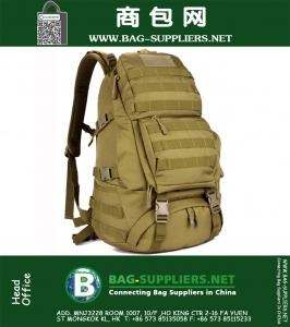 Mochila táctica militar al aire libre CampHiking Bag Mochila 45L MOLLE Gran engranaje ergonómico grande